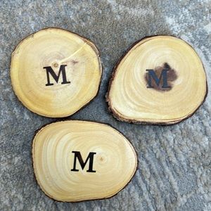 Log coasters N W/O tags